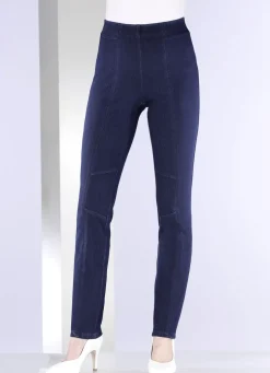 Jersey-Hose in Denim-Optik