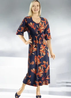 Kaftan mit farbbrillantem Druck