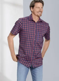 Kariertes Funktions-Hemd in 3 Farben