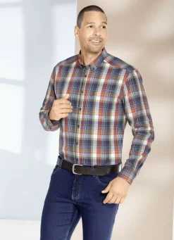 King's Road-Hemd mit Button-Down-Kragen