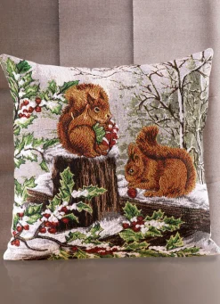 Kissenbezug Eichhörnchen aus Gobelin