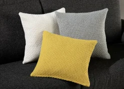 Kissenbezug in Strickoptik