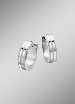 Klappcreolen aus Edelstahl