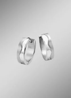 Klappcreolen aus Edelstahl