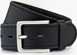 Klassicher Herren-Gürtel, aus Leder, 4 cm breit