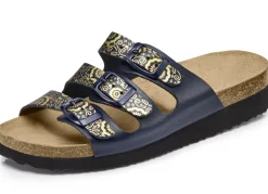 Klassische Damen-Pantoletten, mit verstellbaren Spangen