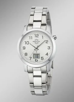 Klassische Damenuhr mit Funkuhrwerk