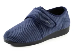 Klassische Herren-Hausschuhe, mit Klettverschluss