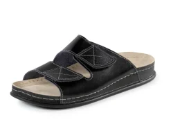 Klassische Herren-Pantoletten, mit Klettverschluss