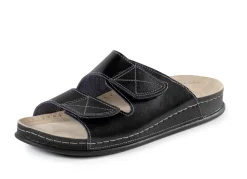 Klassische Herren-Pantoletten, mit Klettverschluss