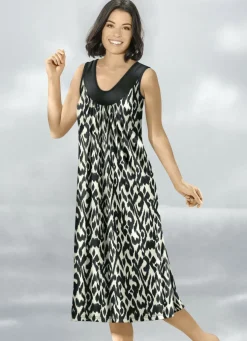 Klaus Modelle Kleid mit farbbrillantem Druckdessin