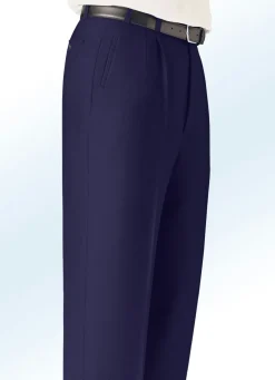 Klaus Modelle-Hose mit seitlichen Paspeltaschen in 5 Farben