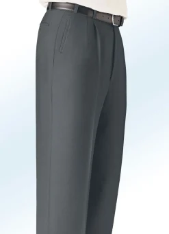 Klaus Modelle-Hose mit seitlichen Paspeltaschen in 5 Farben