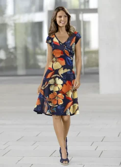 Kleid in angesagter Wickeloptik