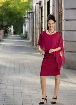 Kleid in 2-in-1-Optik