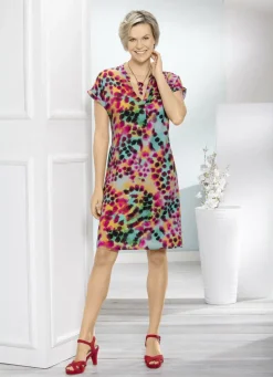 Kleid mit Bindegürtel