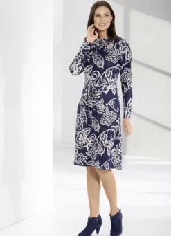 Kleid mit Bindeschluppe