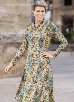 Kleid mit schwingendem Rockteil