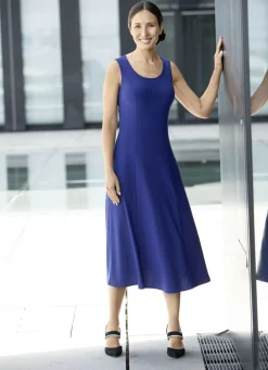 Kleid, 2-tlg. mit abnehmbarem Ponchoüberwurf