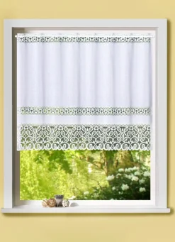 Kleinfenster-Store mit Stangendurchzug