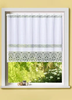 Kleinfenster-Store mit Stangendurchzug