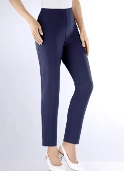 Knöchellange Hose mit angeschnittenem Bund