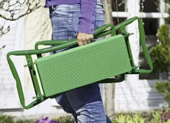 Knie-Stuhl zum Sitzen und Knien mit Gestell aus Metall