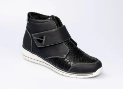 Komfort-Stiefelette im angesagten Leo-Look