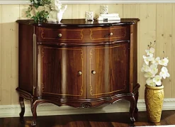 Kommode mit Intarsien-Arbeiten an den Fronten