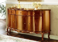 Kommode mit Intarsien-Arbeiten an den Fronten