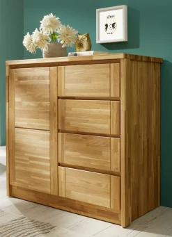 Kommodenserie aus Massivholz mit Soft-Close
