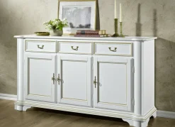 Kommodenserie aus teilmassivem Holz