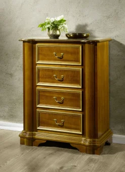 Kommodenserie aus teilmassivem Holz