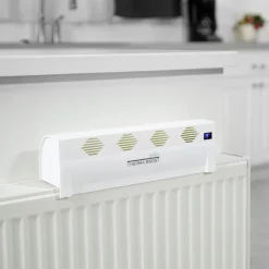 Kompakter, akkubetriebener Heizungsventilator