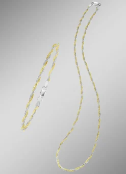 Kordelketten-Schmuckset, 2-teilig