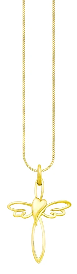 Kreuz mit Herz Anhänger