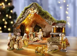 Krippe, echte Handarbeit