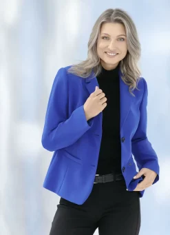 Kurzblazer mit Reverskragen