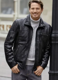 Kurzjacke aus Lamm-Nappaleder