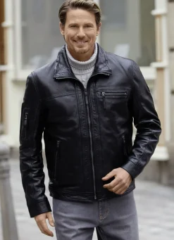 Kurzjacke aus Lamm-Nappaleder