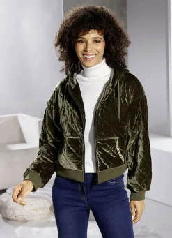 Kurzjacke aus Samt