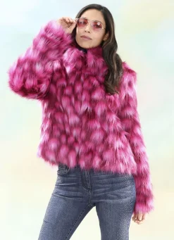 Kurzjacke mit hohem Kuschelfaktor