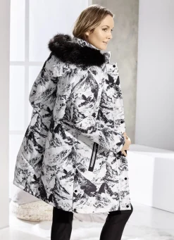 Kurzmantel mit abnehmbarer Kapuze