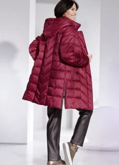 Kurzmantel mit abnehmbarer Kapuze