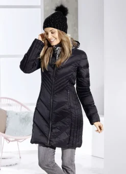 Kurzmantel mit fester Kapuze