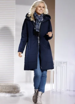 Kurzmantel mit fester Kapuze