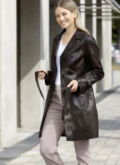 Kurzmantel mit Gürtel