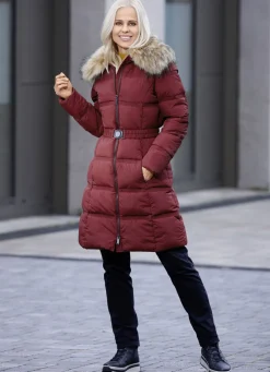 Kurzmantel mit Gürtel