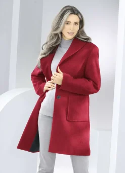 Kurzmantel mit Knopfleiste