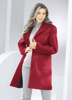 Kurzmantel mit Knopfleiste